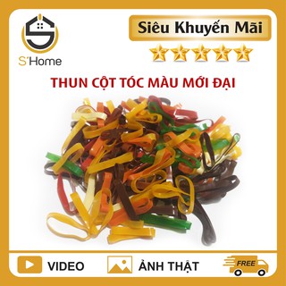 Thun cột tóc màu mới đại, loại 1, sợi dai và bền