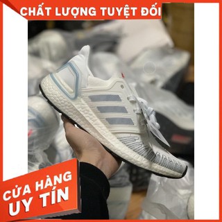 (FREESHIP, VIDEO ẢNH THẬT 1.1) Giày Ultra Boost 6.0 Trắng Xanh