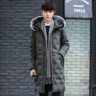 DT055. Áo phao dáng dài mũ lông siêu ấm hàng QCCC