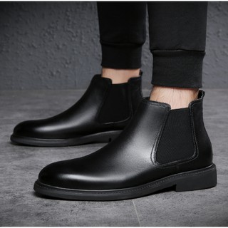 Giày Boot Nam - Chelsea Boots Da Bóng Cao Cấp GN292