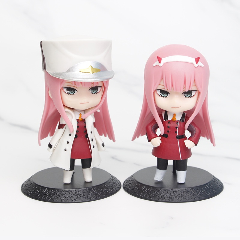 Bộ 3 Mô Hình Nhân Vật Hoạt Hình darling in the Franx zero two 02 strelizia 10cm Bằng pvc