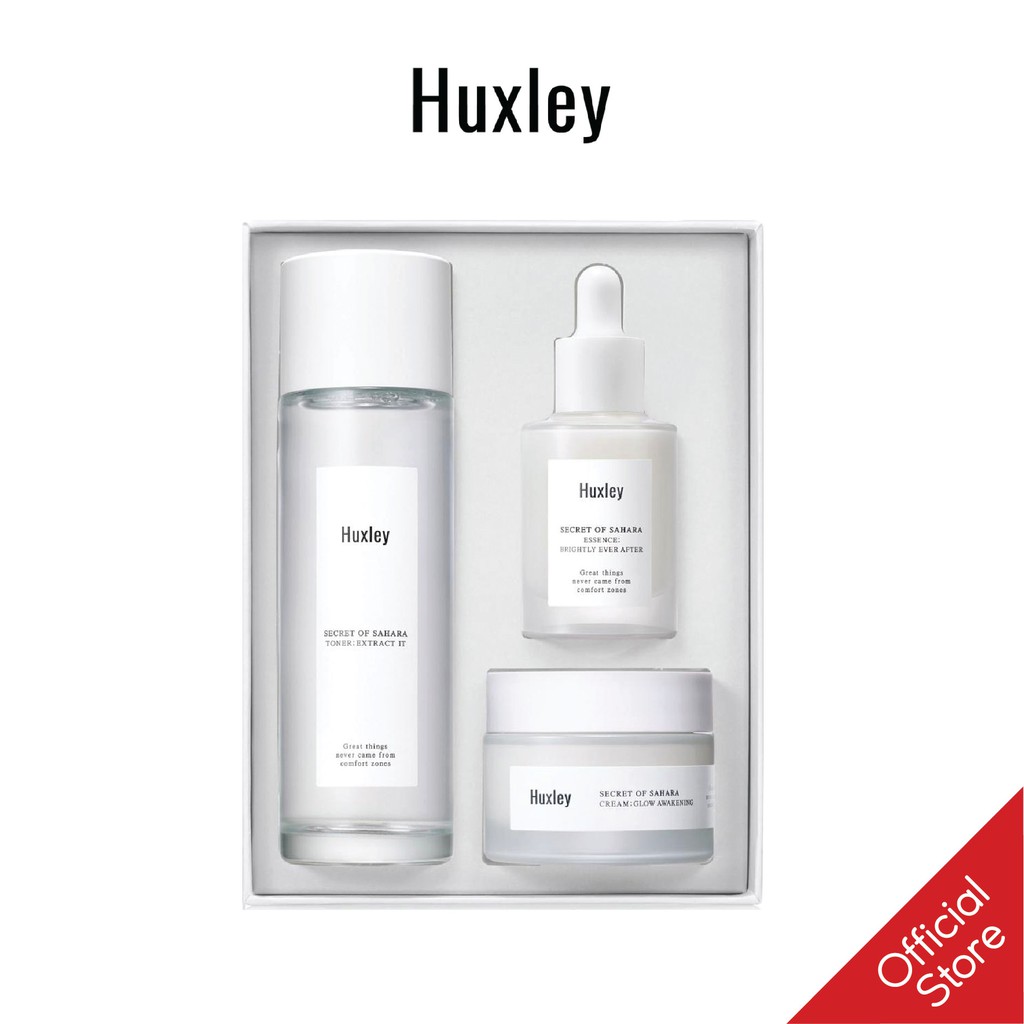 Bộ Dưỡng Trắng Sáng HUXLEY Brightening Care Trio Set