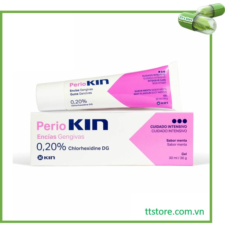 Periokin gel 30mL | Gel bôi nhiệt miệng và sát khuẩn vùng nướu lợi [Perio KIN]