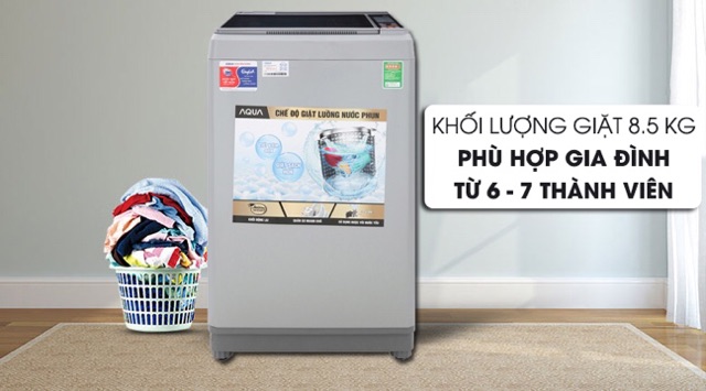 Máy giặt Aqua 8 Kg AQW-S80CT H2 (Miễn phí giao tại HCM-ngoài tỉnh liên hệ shop)