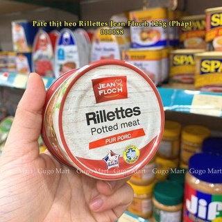 Pate gan heo, giăm bông, vịt sốt tiêu xanh, thịt gà Jean Floc'H/Monique/Hénaff