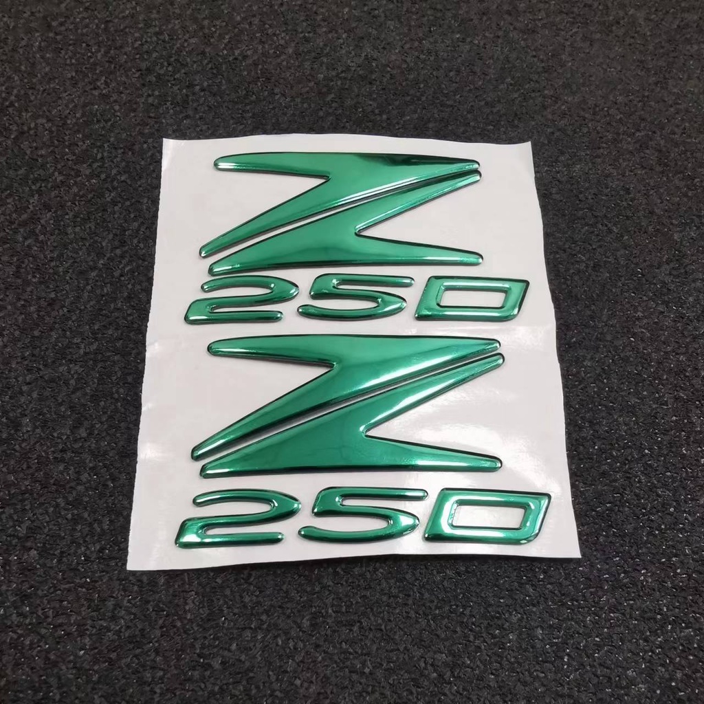 Set 2 Cặp Đề Can 3D Dán Trang Trí Bình Xăng Xe Mô Tô Kawasaki Z250