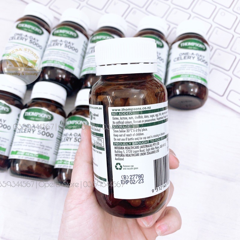 Thompson's One-a-day Celery Seed 5000mg 60 viên Gout | Thế Giới Skin Care