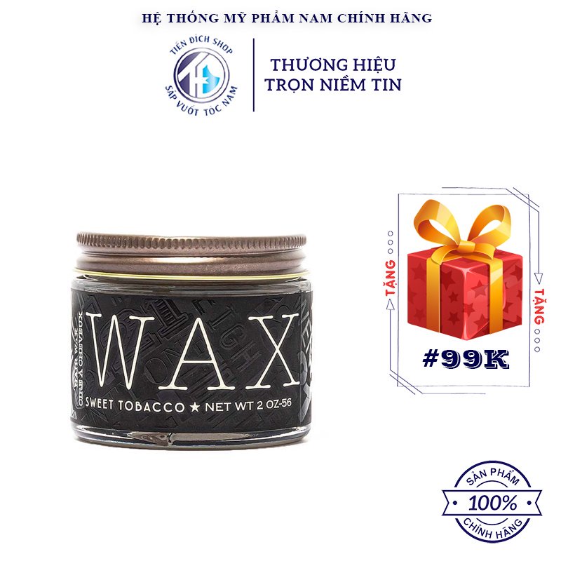 Sáp vuốt tóc nam 18.21 Man Made Wax  57gr cao cấp USA | Tiến Đích Shop - Sapvuottocnam