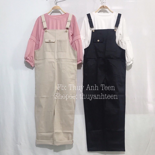 [RẺ VÔ ĐỊCH] Quần Yếm Kaki Baggy 2 Túi Ngực 2 Màu Hot cho bạn thêm trẻ trung, năng động và tự tin | BigBuy360 - bigbuy360.vn