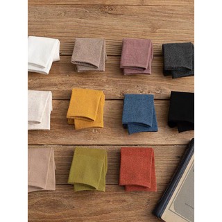 Sét 05 tất cotton gân cổ cao thoáng khí nhiều màu dễ thương cho nữ
