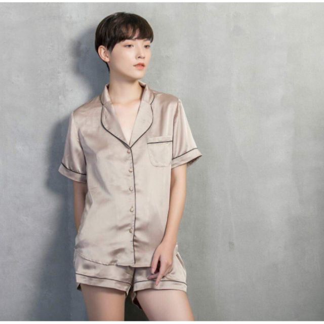 Bộ Pijama lụa satin