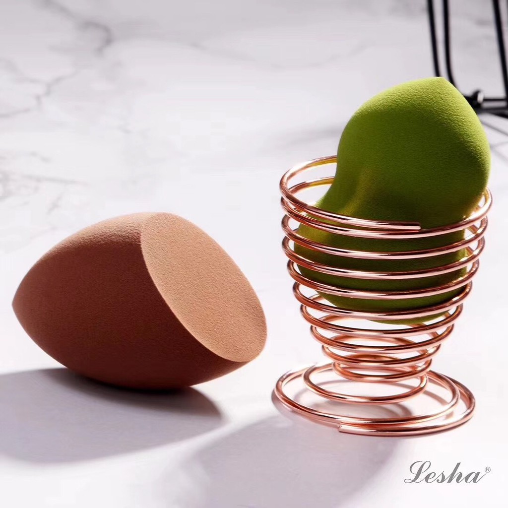 Set Giá Đựng + 2 Mút Xốp Trang Điểm Tán Nền Cao Cấp