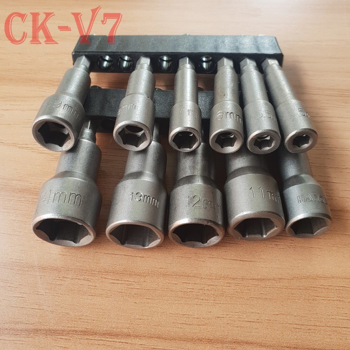 Đầu tuýp lục giác cho khoan dài 65mm