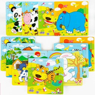 Tranh ghép hình gỗ 9 miếng