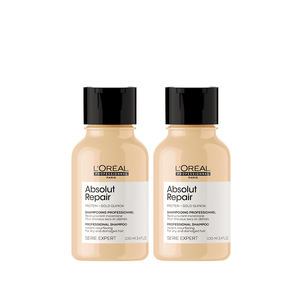 Combo dầu gội L'Oréal Professionnel Serie Expert Absolut Repair Gold 2 x 100ml
