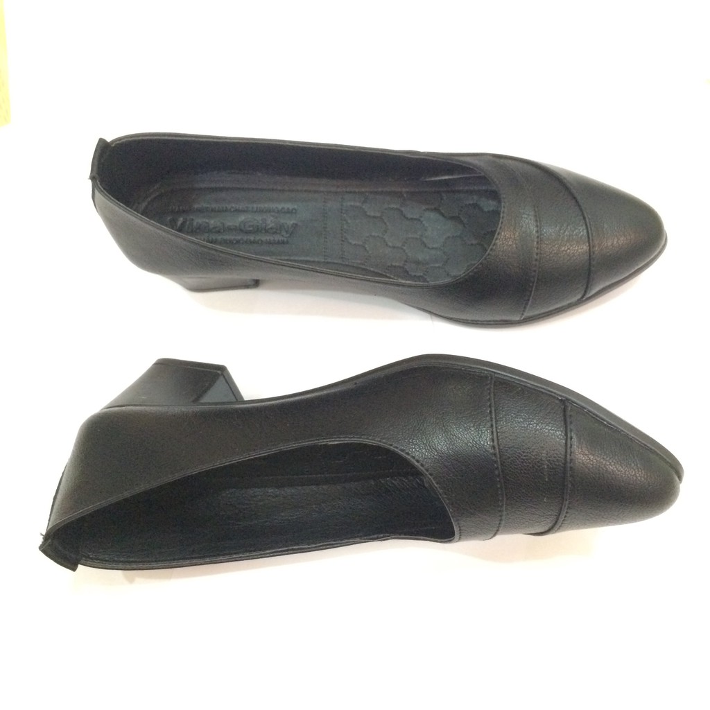 Hàng VNXK_M16_Giày cao gót nữ công sở da lì 4cm siêu mềm ê | WebRaoVat - webraovat.net.vn