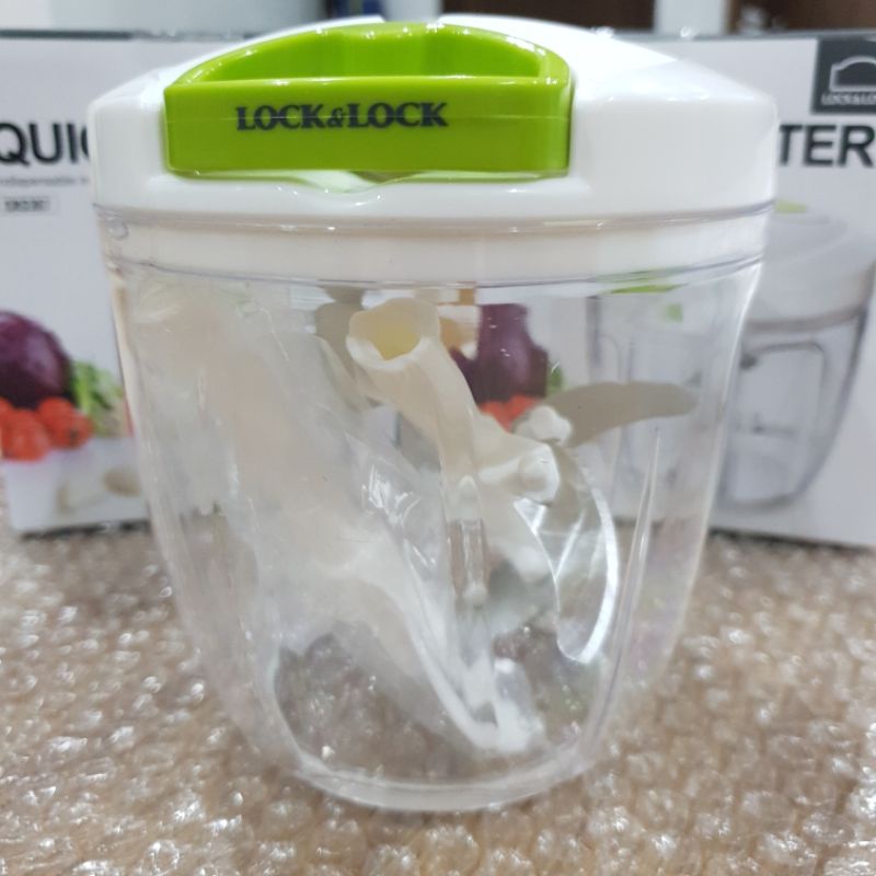 dụng cụ băm nhỏ thực phẩm lock and lock size L dùng tay kéo ( hàng chính hãng)