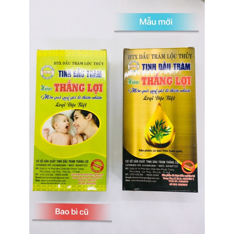 Bán sỉ COMBO 5 Chai Tinh Dầu Tràm Kháng Khuẩn THẮNG LỢI 80ml