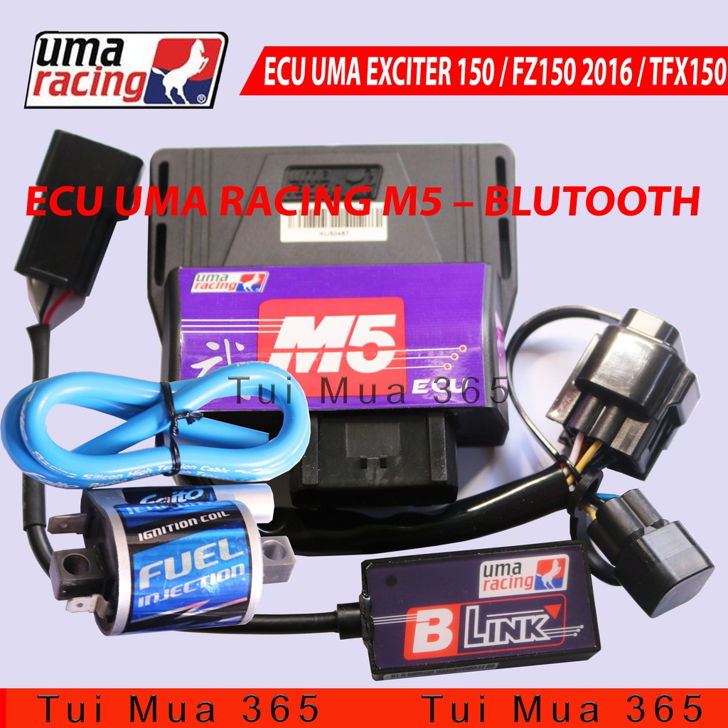 Combo ECU UMA M5 và Mobin Sườn Faito Fi cho EXCITER 150, MX KING, FZ 150 2016, TFX 150