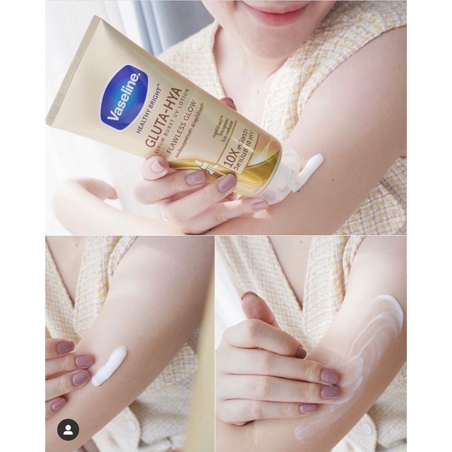 Sữa Dưỡng Thể Body Vaseline Healthy Bright Gluta Hya Serum 10x
