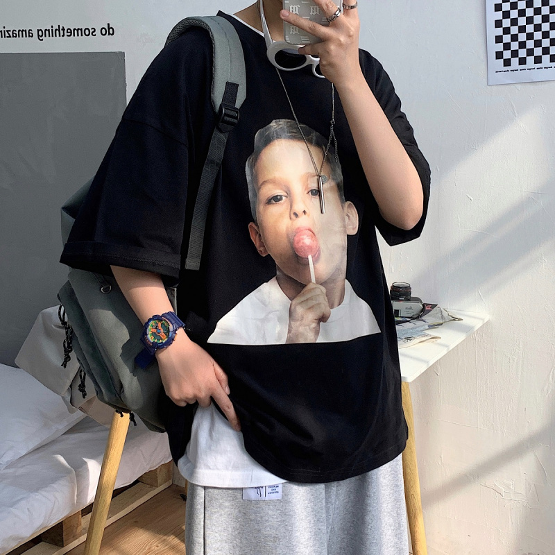 Áo Thun Nam Tay Ngắn In Hình Cá Tính (M-8Xl)