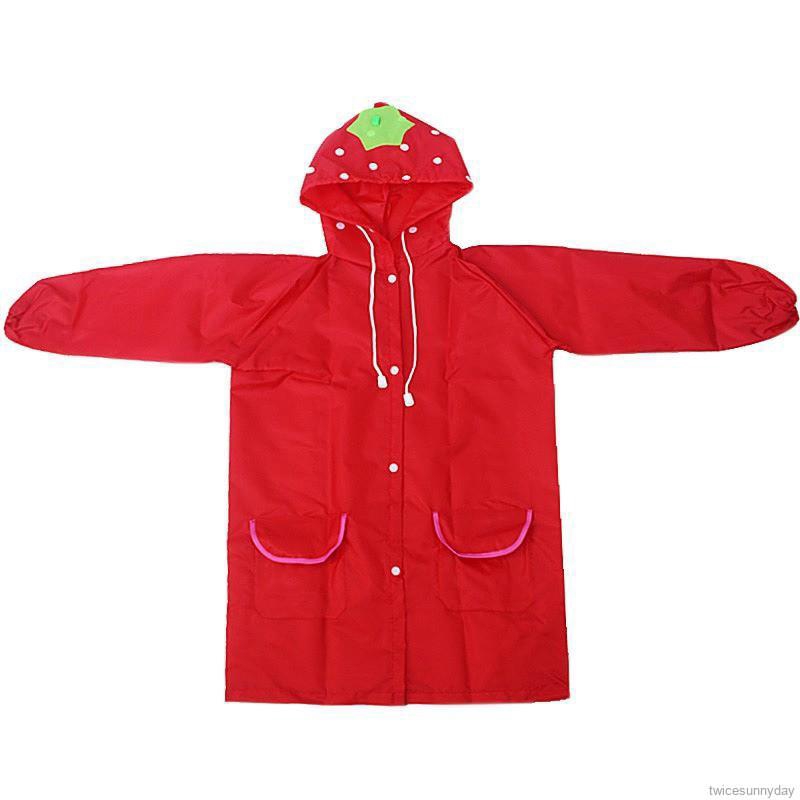 Children Kids Lovely Cartoon Waterproof Raincoat Sunny