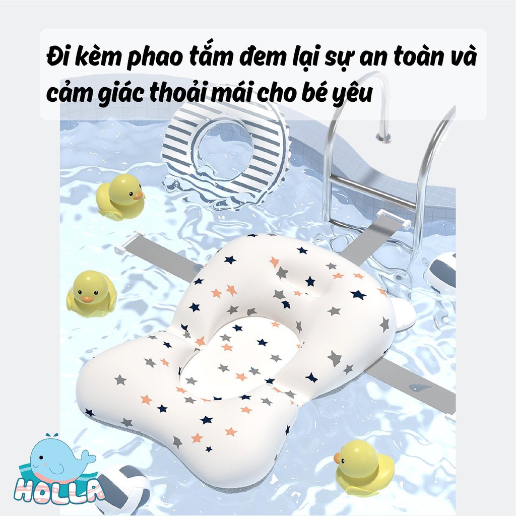 Chậu tắm cá sấu gấp gọn kèm phao