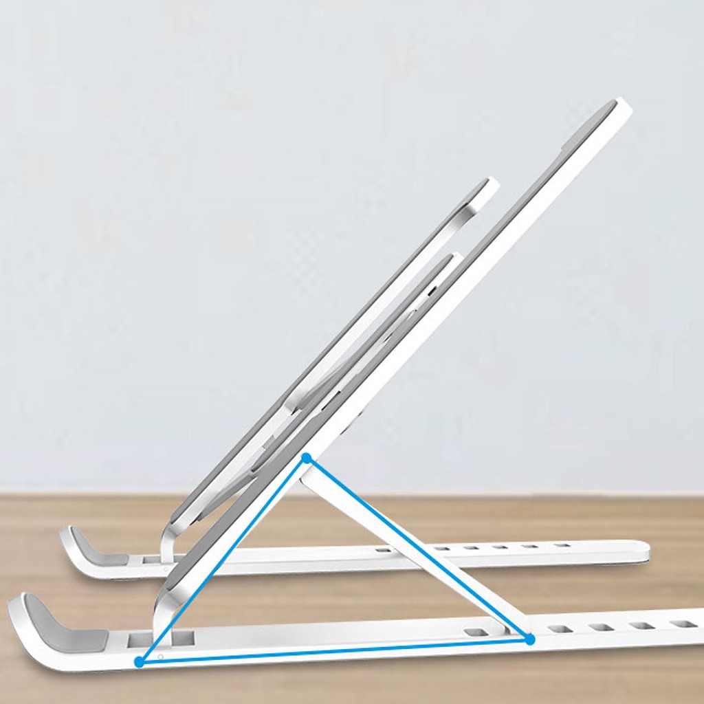 Giá Đỡ Laptop Bằng Nhôm Sang Trọng Bàn Laptop Gấp Gọn Tặng Kèm Túi Đựng Laptop Stand Tản Nhiệt Laptop