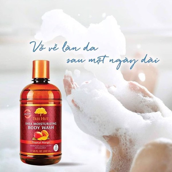 Dầu tắm dưỡng ẩm Tree Hut Shea Moisturizing Body Wash - Sữa Tắm Tree hut