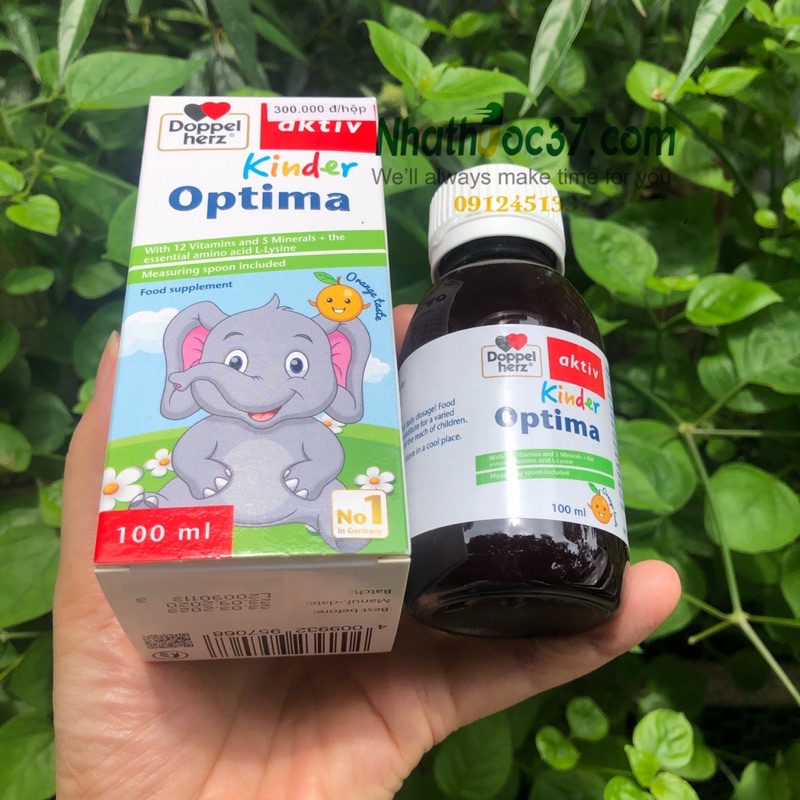 DoppelHerz Kinder Optima 100ml giúp ăn ngon, hấp thu tốt