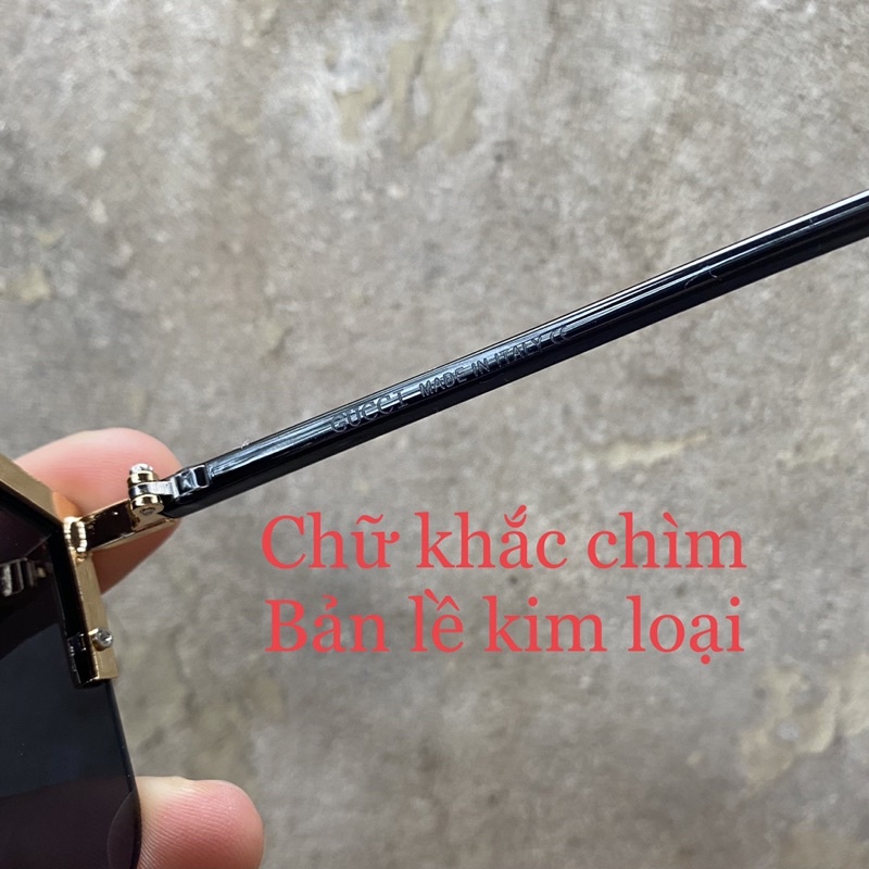 Kính mát thời trang nam nữ   mắt vuông chống UV400 chống bụi đi đường màu sắc thời trang