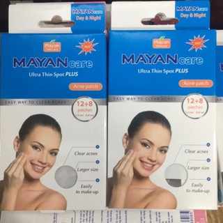 Miếng dán mụn Mayan hộp 12 miếng tặng thêm 8 miếng giá không đổi