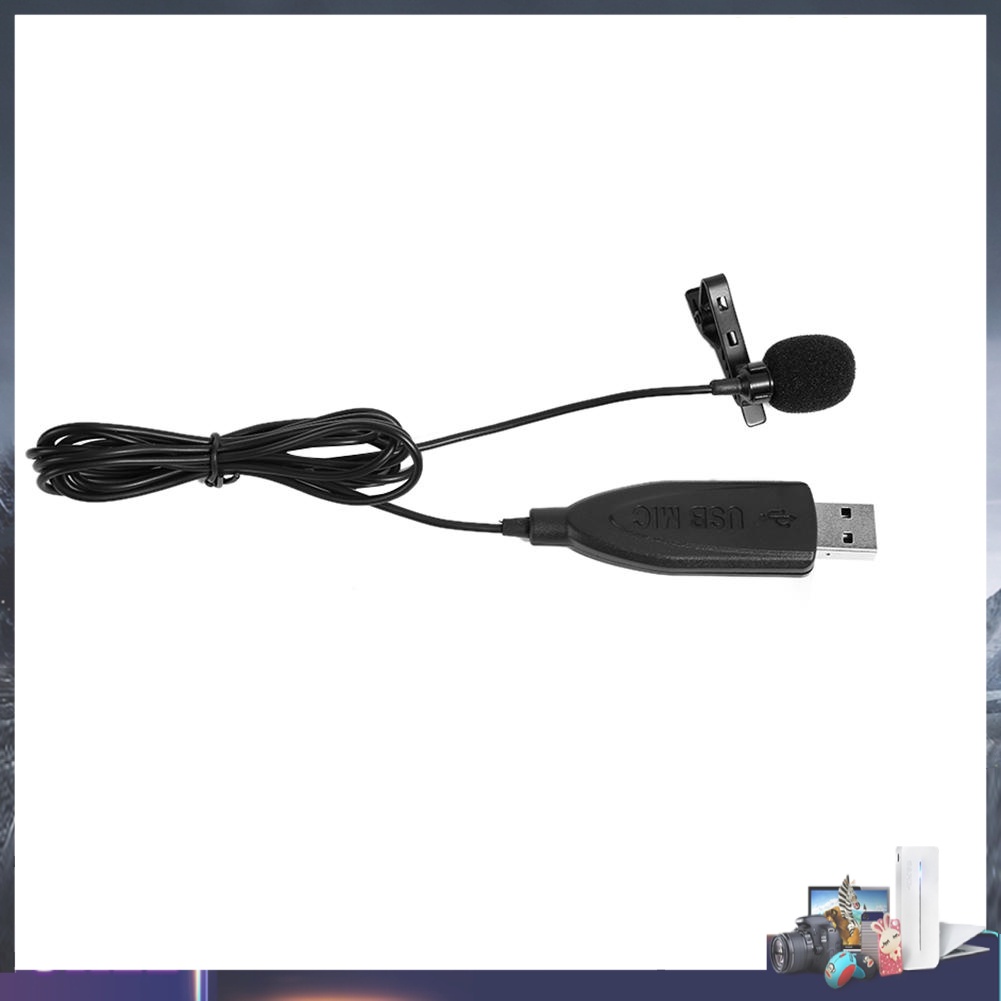 Micro kẹp cổ áo kết nối USB tiện dụng cho họp họp họp/ họp hội nghị
