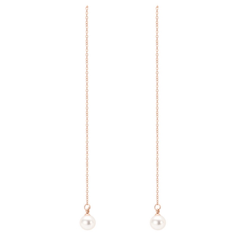 Bông Tai Titan Ko Han Rỉ Kiểu Chuỗi Dài TT 4023