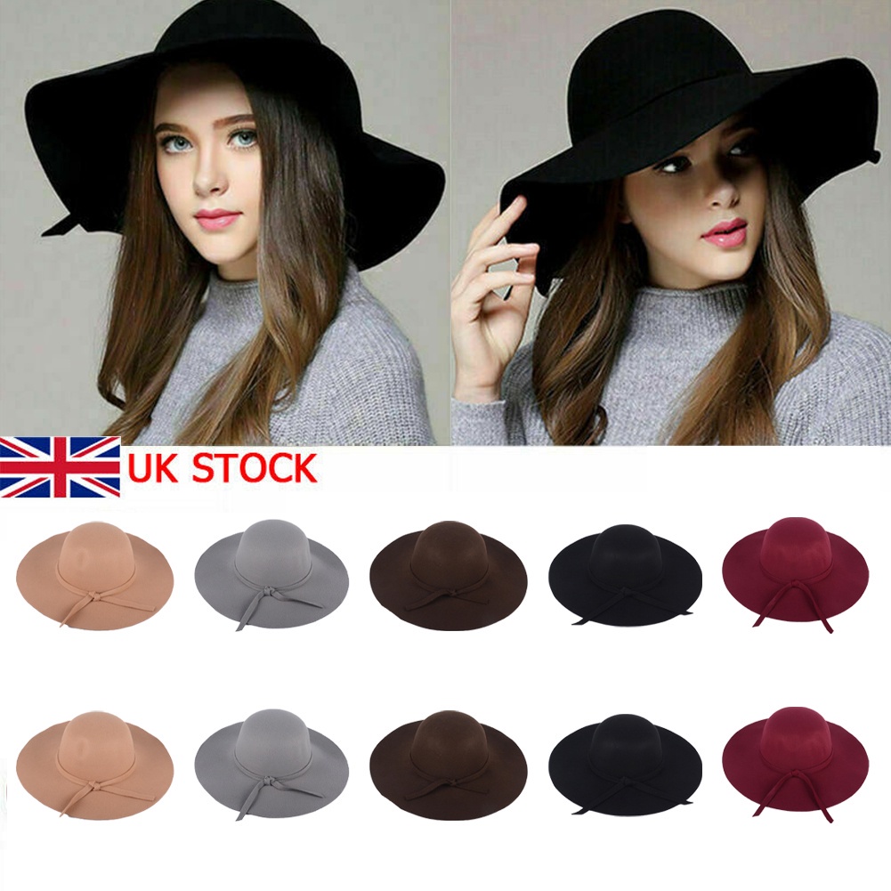 Mũ Fedora rộng vành phong cách vintage JP5