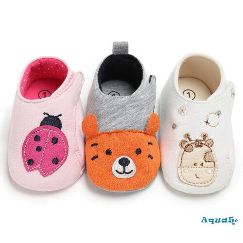 ℒℴѵℯ~Baby Girl Boy Kids Soft Sole Crib Shoes Sneakers Cotton Shoes Anti-slip 0-18M