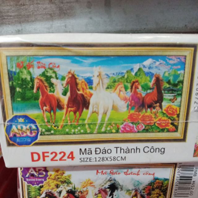 Tranh đính đá mã đáo thành công df224(128*58)