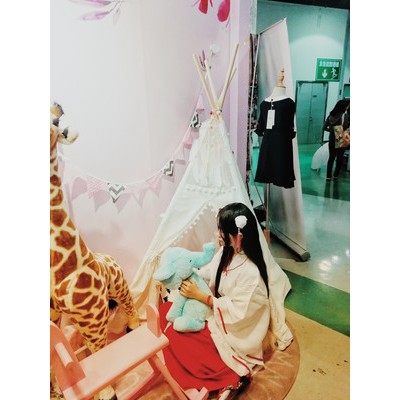 Set COSPLAY Nữ Pháp Sư Kikyo anime INUYASHA