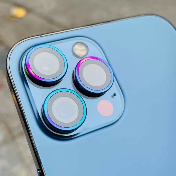 Dán bảo vệ từng mắt Camera iPhone 14 pro max 13 pro max 12 Pro Max 11 Pro Max 7 màu sắc cầu vồng titan