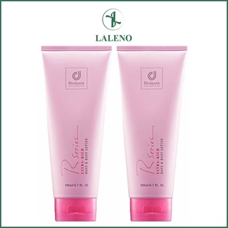 {Chính Hãng] Dưỡng Thể & Dưỡng Tay Hương Nước Hoa Hồng Designer R Series 200ml