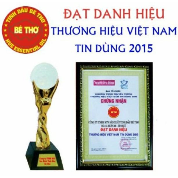 [GIÁ GỐC] Tinh dầu tràm Bé Thơ giúp giữ ấm cho bé - Chai 50 và 100ml