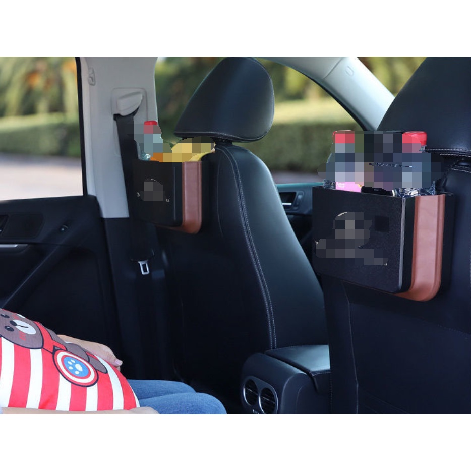 Porsche Thùng Rác Treo Phía Sau Ghế Ngồi Xe Hơi Có Thể Gấp Gọn Tiện Lợi