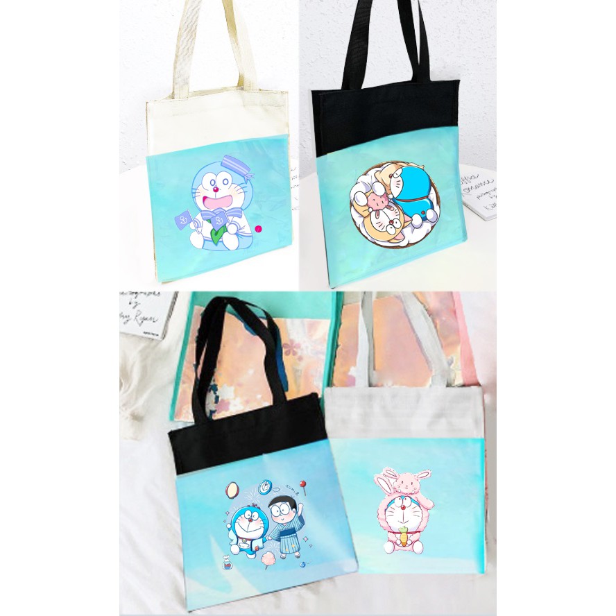 Túi tote hologram doremon TTH51 tote dễ thương hoạt hình idol thần tượng