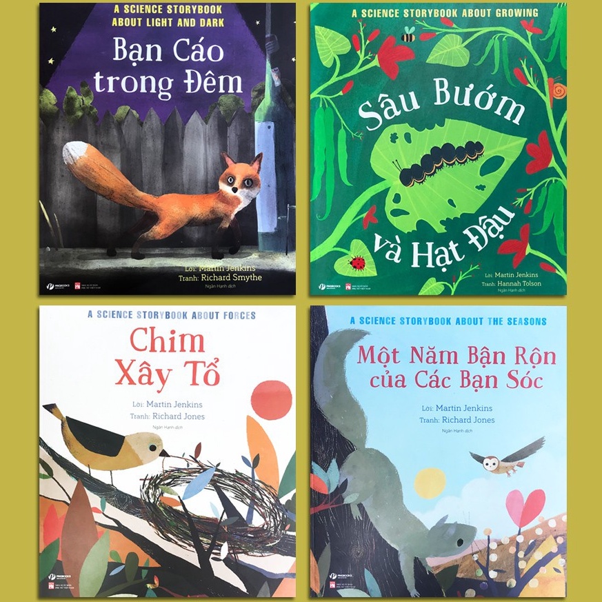 Sách - Câu chuyện khoa học cho bé - A Science Storybook (Bộ 4 quyển)