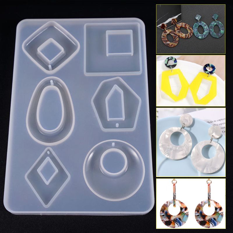 [Hàng mới về] Khuôn silicone làm mặt vòng cổ acrylic