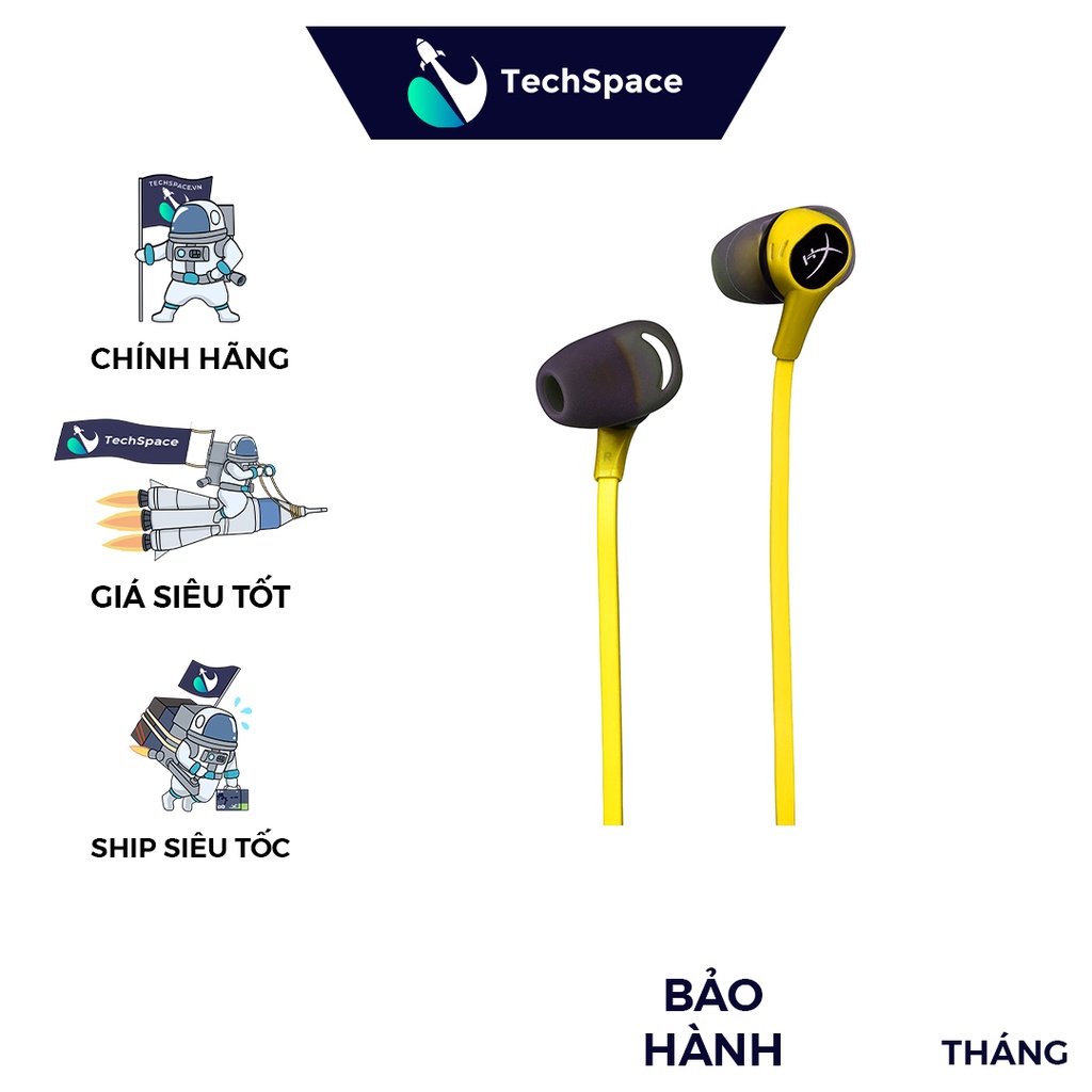 Tai nghe HyperX Earbuds Yellow Edition (Hàng chính hãng) ~ Bảo hành 24 tháng