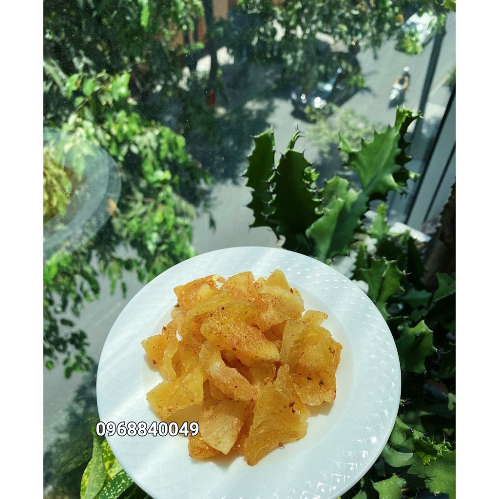 Thơm Dứa tẩm muối ớt sấy dẻo