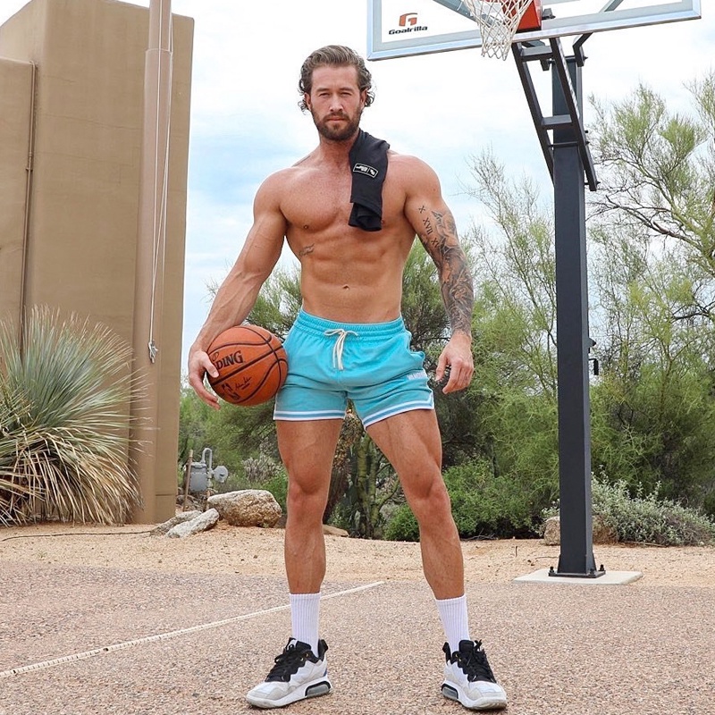 Quần Short Thể Thao Kẻ Sọc Chất Liệu Thoáng Khí Nhanh Khô Thời Trang Mùa Hè Cho Nam Size M-3XL