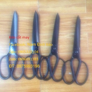 Kéo cắt may 18 phân màu đen