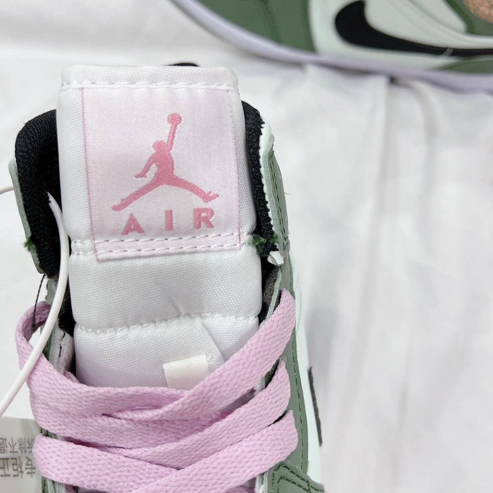(Full Box + Sale ) Giày Thể Thao Air Jordan 1 Mid SE Dutch Green Cổ Siêu Đẹp Dành Cho Nữ | BigBuy360 - bigbuy360.vn